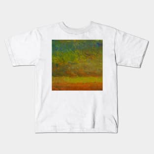 Abstract Landscape Series - Golden Dawn Kids T-Shirt